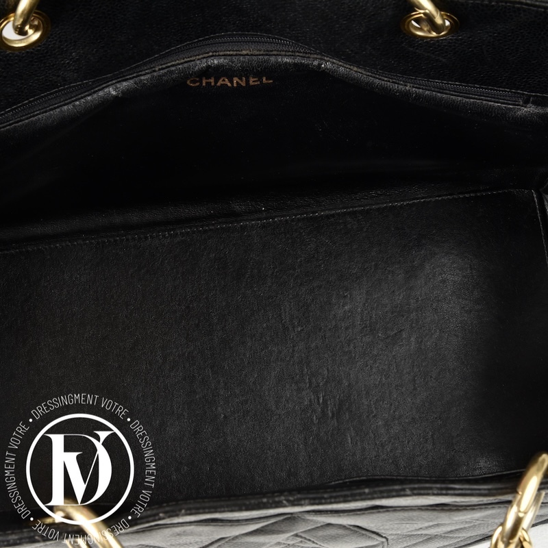 Cabas GST en cuir caviar noir - Chanel Cabas GST en cuir caviar noir - Chanel – Image 9