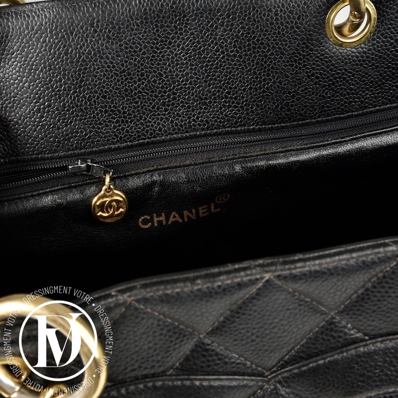 Cabas GST en cuir caviar noir - Chanel Cabas GST en cuir caviar noir - Chanel – Image 10