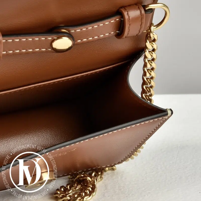 Mini sac Triomphe en cuir tan - Céline Mini sac Triomphe en cuir tan - Céline – Image 9