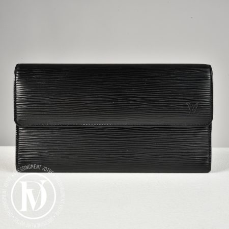 Portefeuille en cuir épi noir - Louis Vuitton Dressingment Votre
