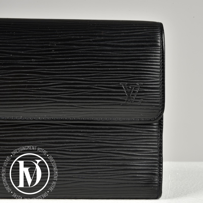 Portefeuille en cuir épi noir - Louis Vuitton Portefeuille en cuir épi noir - Louis Vuitton – Image 3