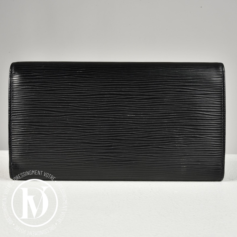 Portefeuille en cuir épi noir - Louis Vuitton Portefeuille en cuir épi noir - Louis Vuitton – Image 2