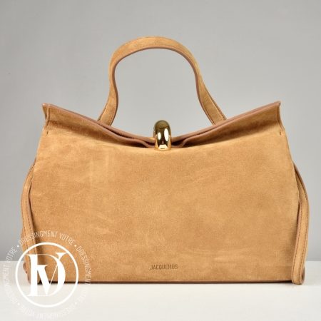 Sac Le Valérie en suède camel - Jacquemus Dressingment Votre