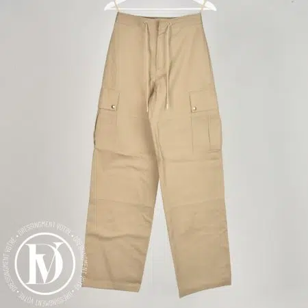 Pantalon cargo en coton beige t.34 - Céline