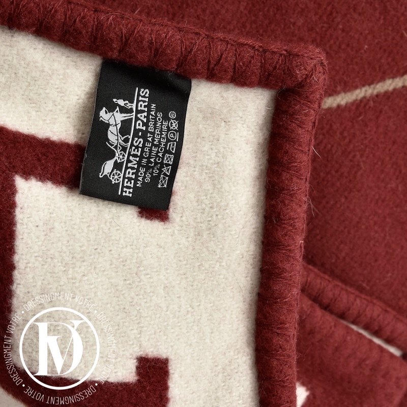 Jeté de canapé / Plaid Avalon III - Hermès Jeté de canapé / Plaid Avalon III - Hermès – Image 4