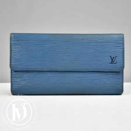 Portefeuille en cuir épi bleu - Louis Vuitton