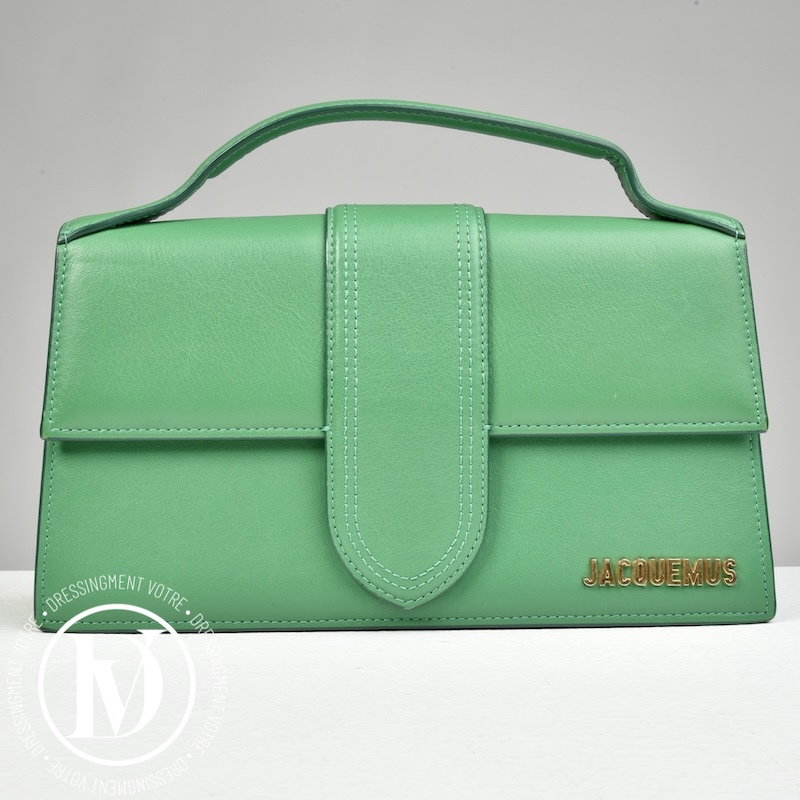 Sac Le Grand Bambino en cuir vert - Jacquemus Sac Le Grand Bambino en cuir vert - Jacquemus