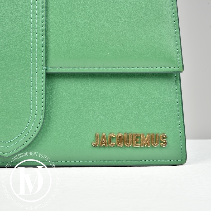 Sac Le Grand Bambino en cuir vert - Jacquemus Sac Le Grand Bambino en cuir vert - Jacquemus – Image 4