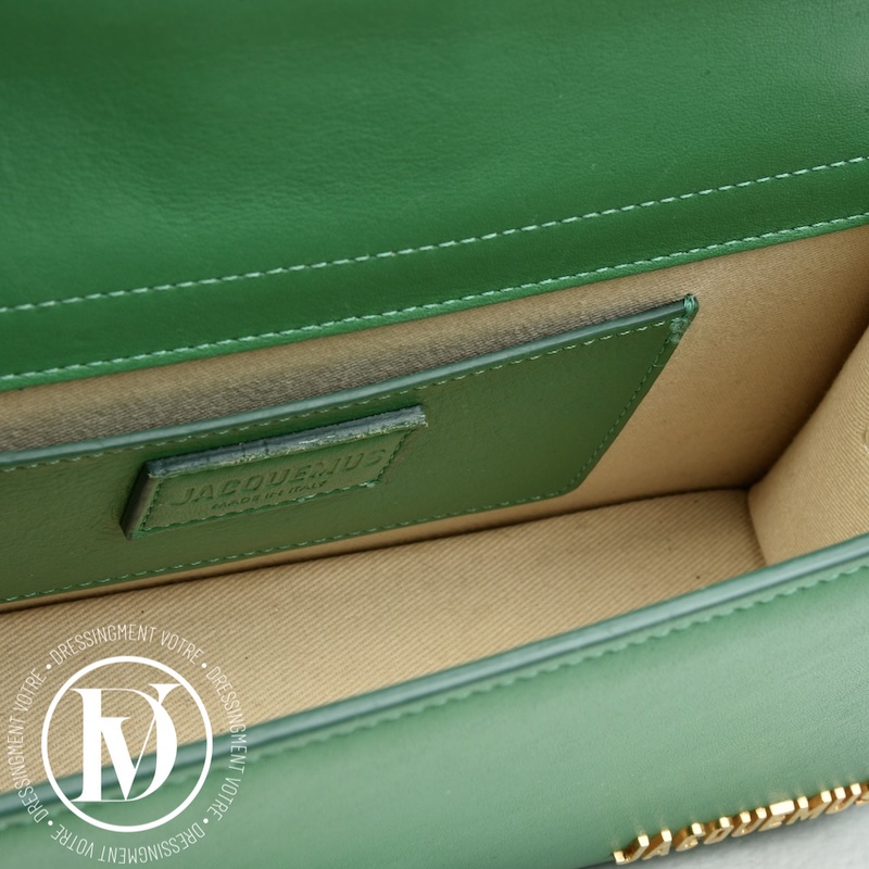 Sac Le Grand Bambino en cuir vert - Jacquemus Sac Le Grand Bambino en cuir vert - Jacquemus – Image 7