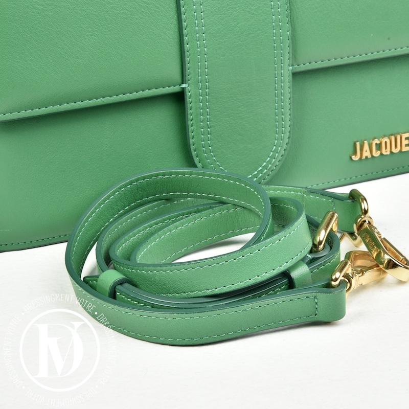 Sac Le Grand Bambino en cuir vert - Jacquemus Sac Le Grand Bambino en cuir vert - Jacquemus – Image 8