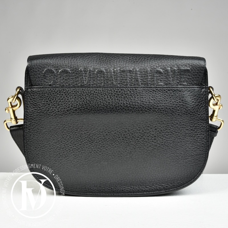 Sac Bobby médium en cuir grainé noir - Dior Sac Bobby médium en cuir grainé noir - Dior – Image 4