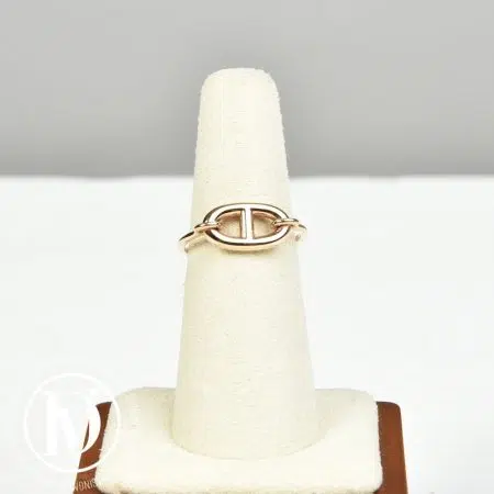 Bague Farandole en or rose t.53 - Hermès