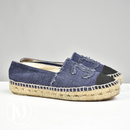 Espadrilles en denim bleu p.37 - Chanel Dressingment Votre
