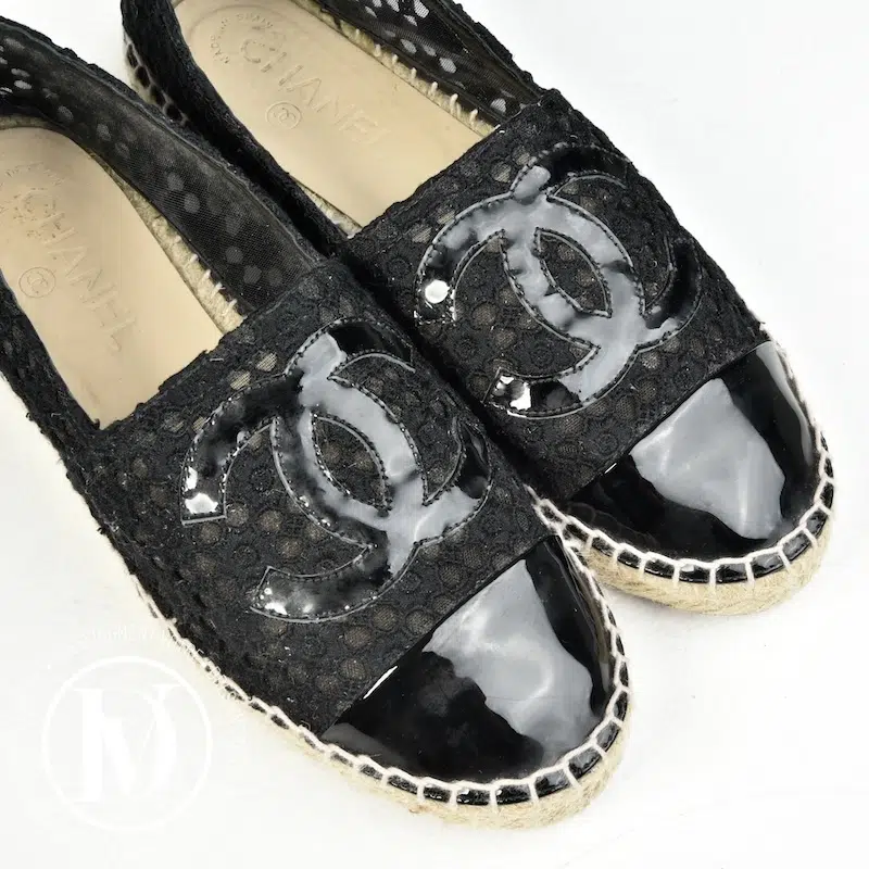Espadrilles dentelle noires p.37 - Chanel Espadrilles dentelle noires p.37 - Chanel – Image 2